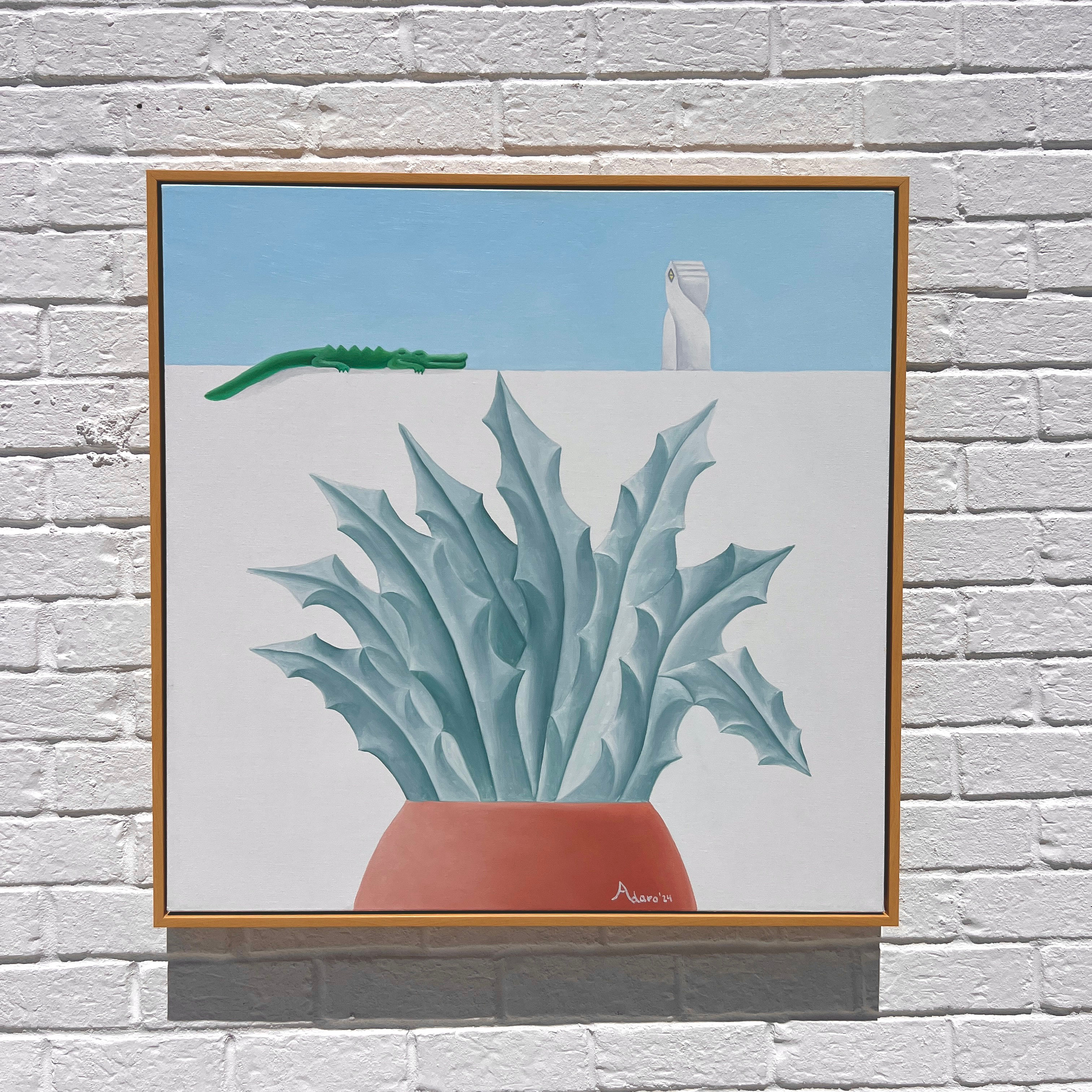 “Lounge lizard” 30”x30”