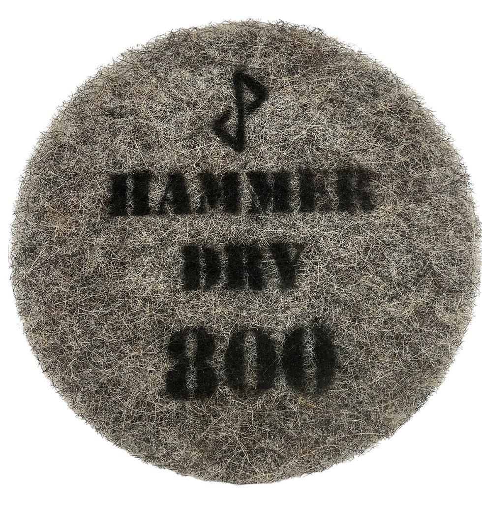 Thumbnail: Hog's Hair Hammer Pad 800 Grit