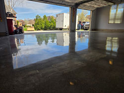 Polished concrete , garage in Romeo