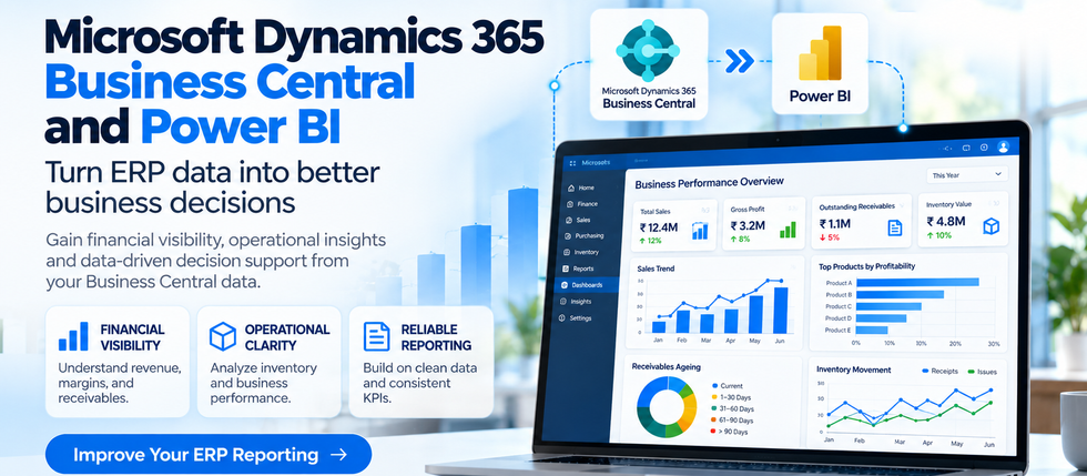 Microsoft Dynamics 365 Business Central and Power BI: A Practical Guide to Better ERP Reporting
