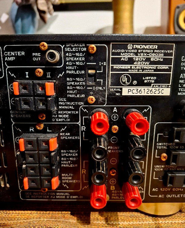 Miniatura: RECEIVER PIONEER VSX D903s 5.1 130w 8 a 16ohms PHONO