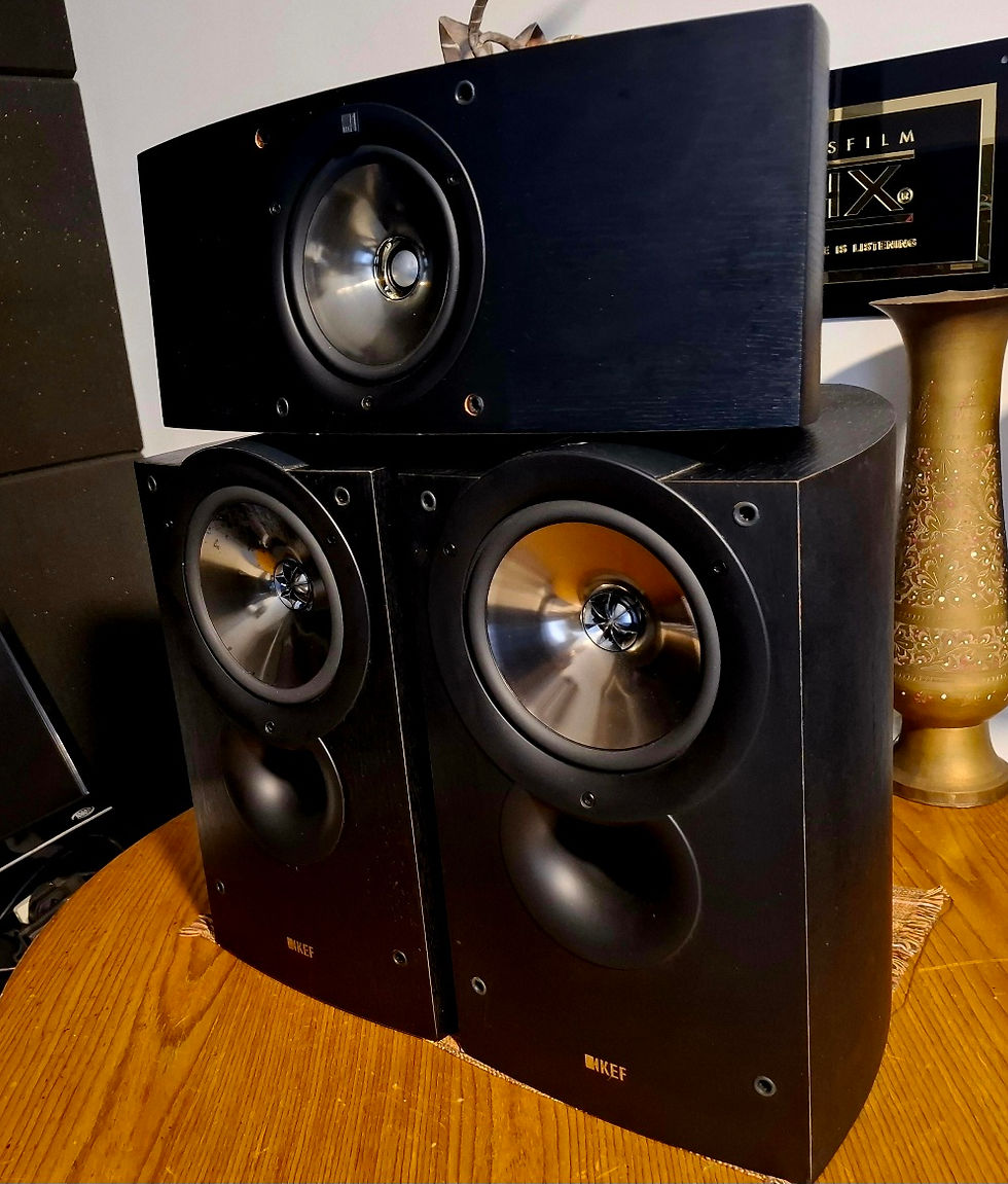 Miniatura: CAIXAS TRIO 3.0 KEF IQ30+IQ2 120W 45Hz 89dB 8ohms