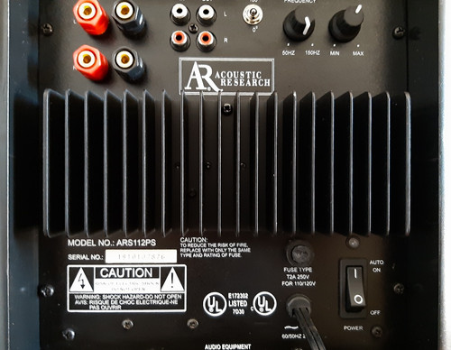 S112ps Ar Subwoofer アコースティックリサーチ サブウーファー S112PS