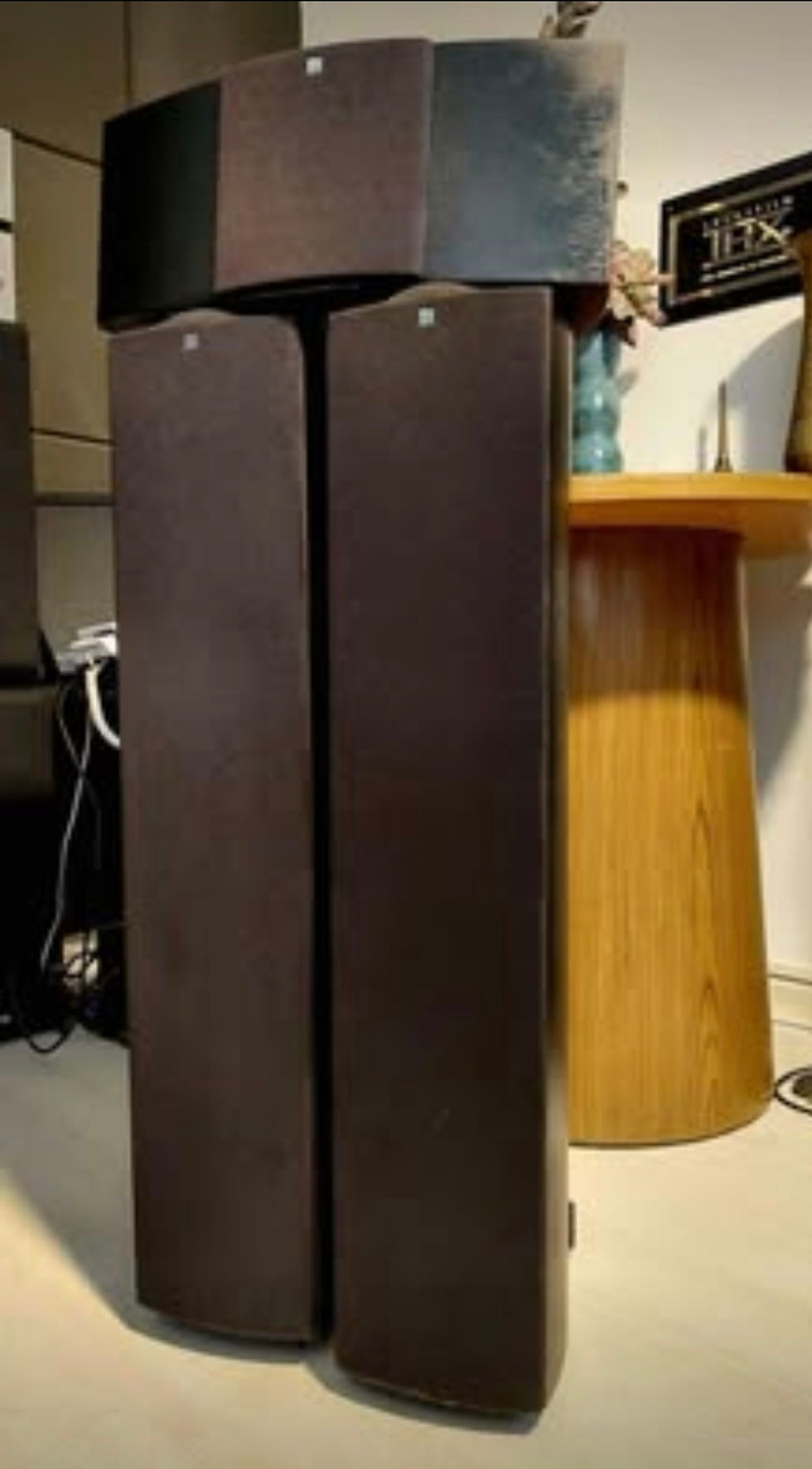 Miniatura: Caixas 3.0 torre e central KEF IQ5 IQ2c 130w 8ohms 3way 43Hz 8ohms 88dB