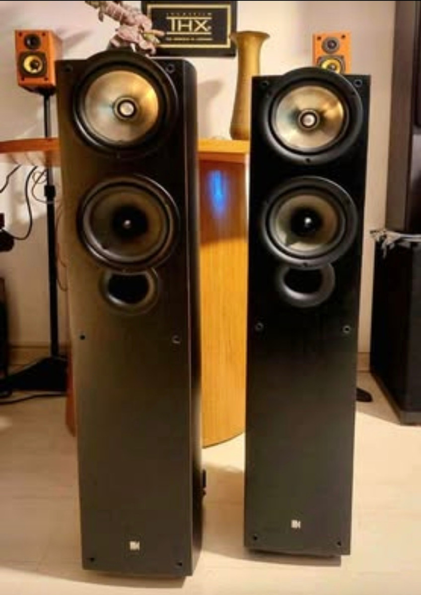 Caixas torre KEF IQ5 130w 8ohms 3way 43Hz 8ohms 88dB — KEF