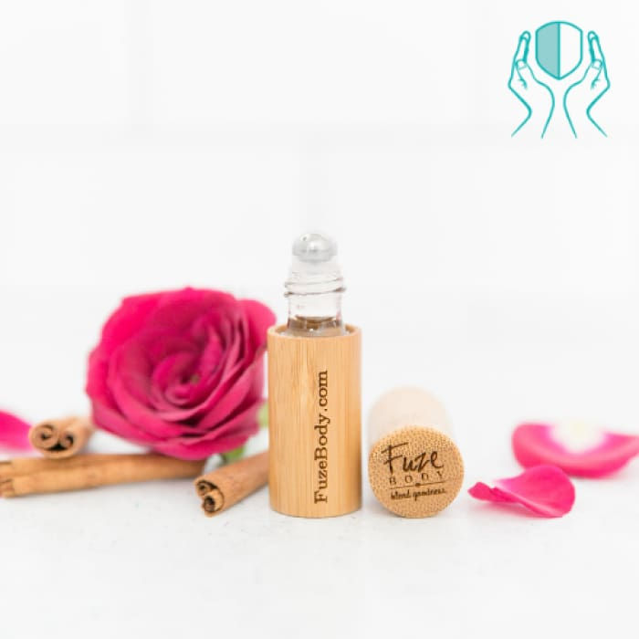 Thumbnail: Protect: Sanitizing Blend 100% Pure Essential Oils and Alcohol - Wood Roll-On