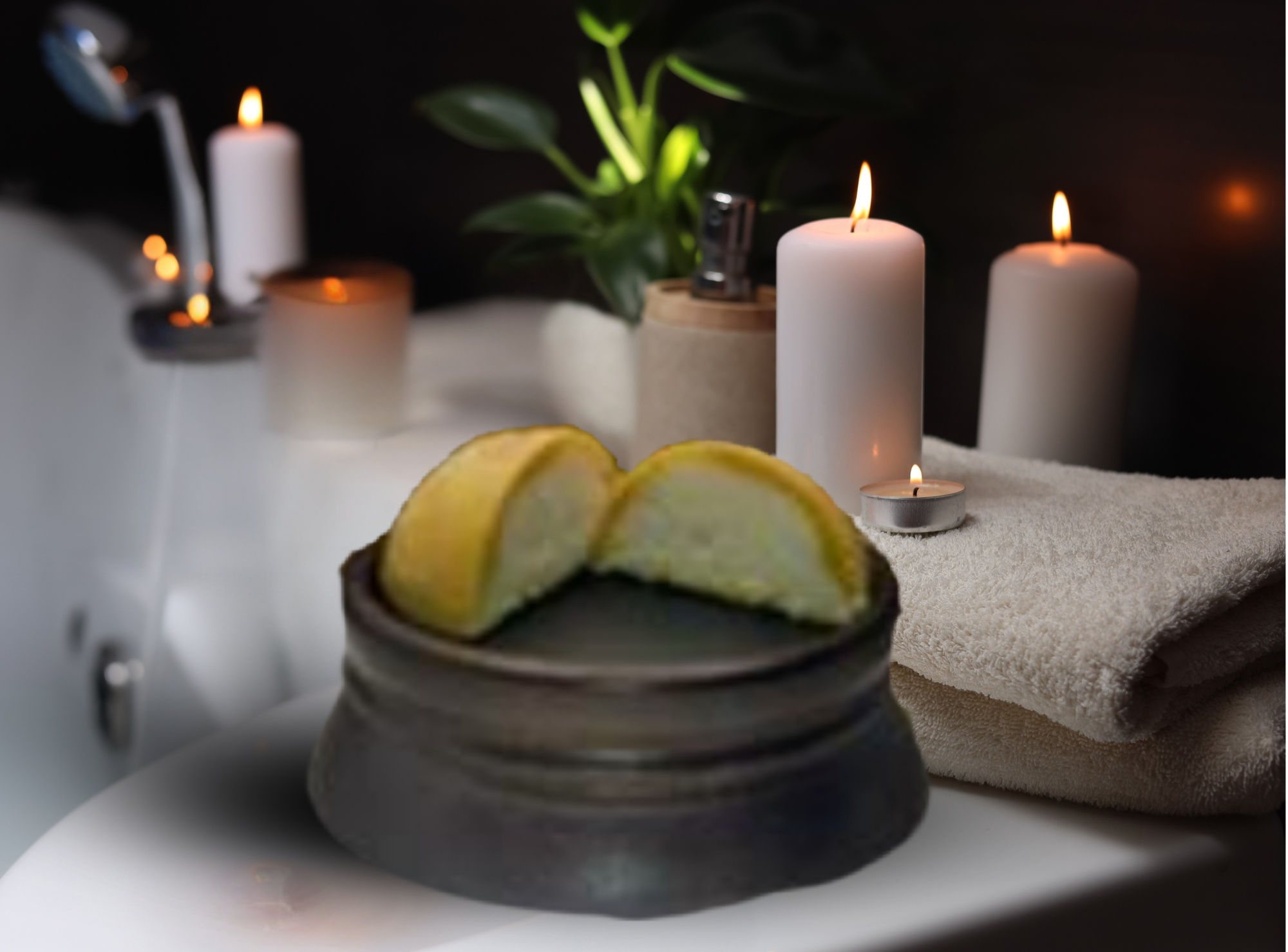 Chamomile Pain Relief Soap Bomb with Magnesium infused Shea Butter