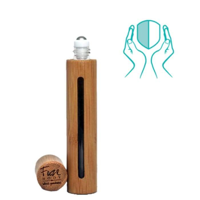 Thumbnail: Protect: Sanitizing Blend 100% Pure Essential Oils and Alcohol - Wood Roll-On
