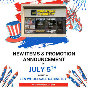 Join Us After the 4th – Big Promotions Unveiling July 5th! Cabinet showroom Indianapolis