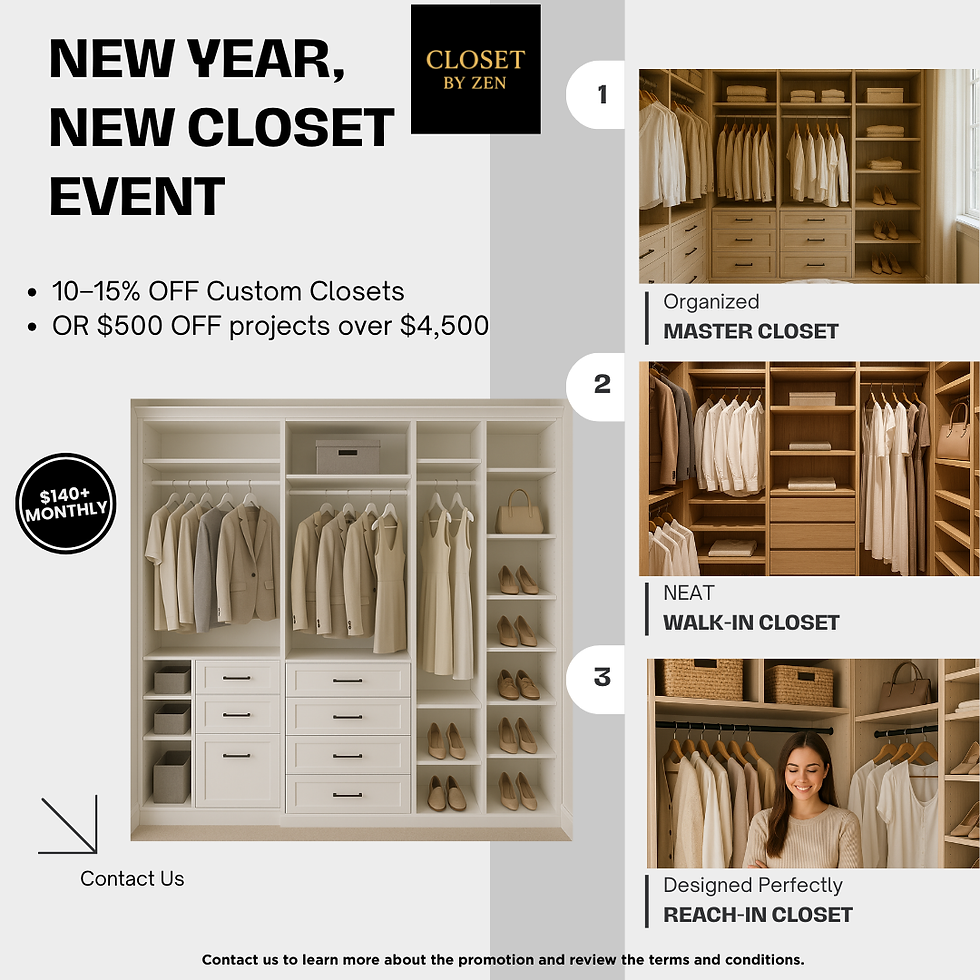 Introducing Closet by ZEN — Where Organized Living Meets Stylish Design