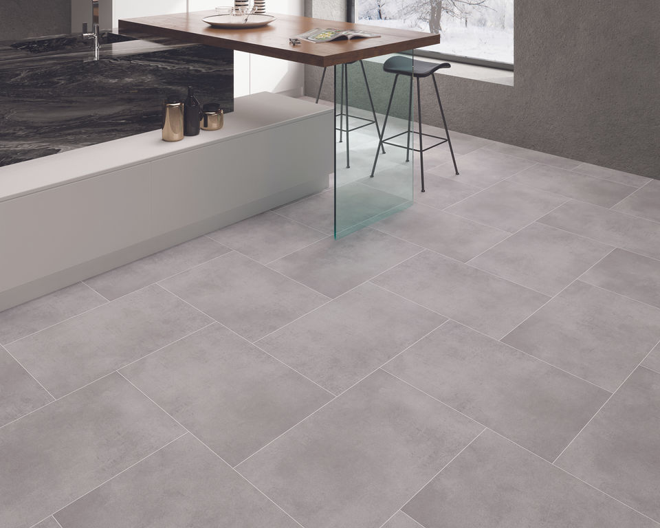 Hamilton Carpets - LVT Flooring - Brampton Chase - Stones Ultra Deco Grey STU98c - Kitchen