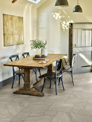 Hamilton Carpets - LVT Flooring - Amtico - WhitleyStone_ExtraLargeFlagstone - Kitchen
