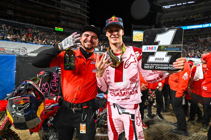 Jett Lawrence Goes Back-to-Back, Wins the 2023 Monster Energy Supercross 250 West Championship