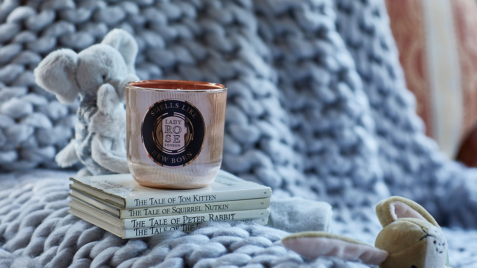 Thumbnail: New Born- Powdery Blooms of Rose & Heliotrope