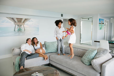 South Florida family photography capturing laughter and connection.