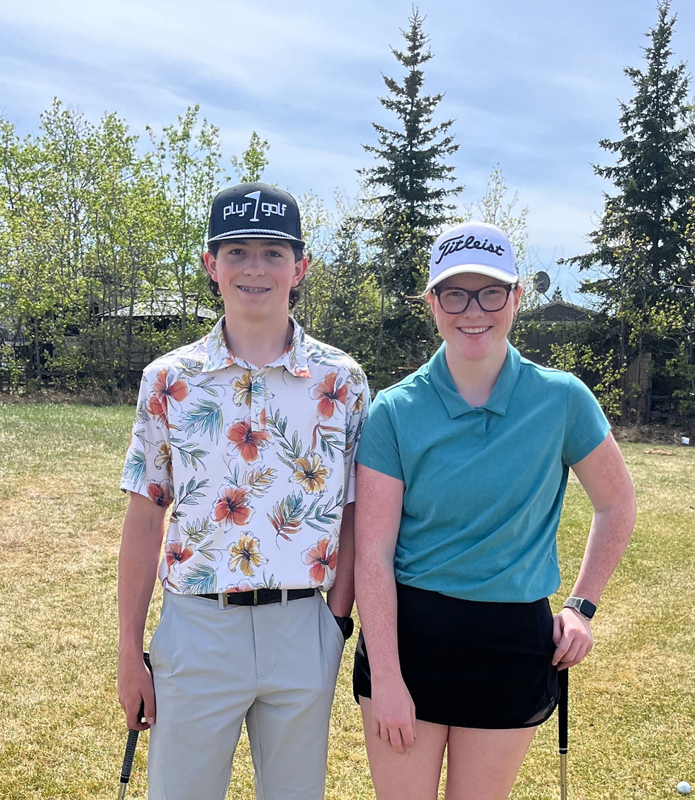 Tristan Howes and Grace Murphy at Wolf Creek Golf Resort
