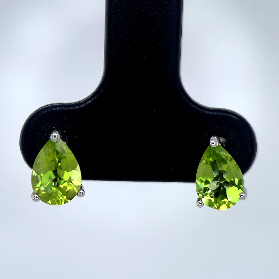 Parrot Peridot Earrings