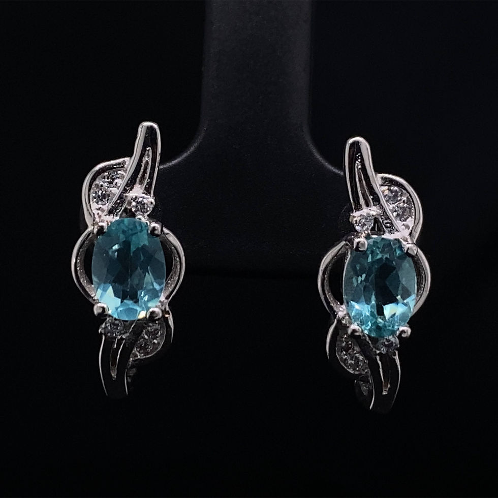 Gorgeous Aqua Earrings