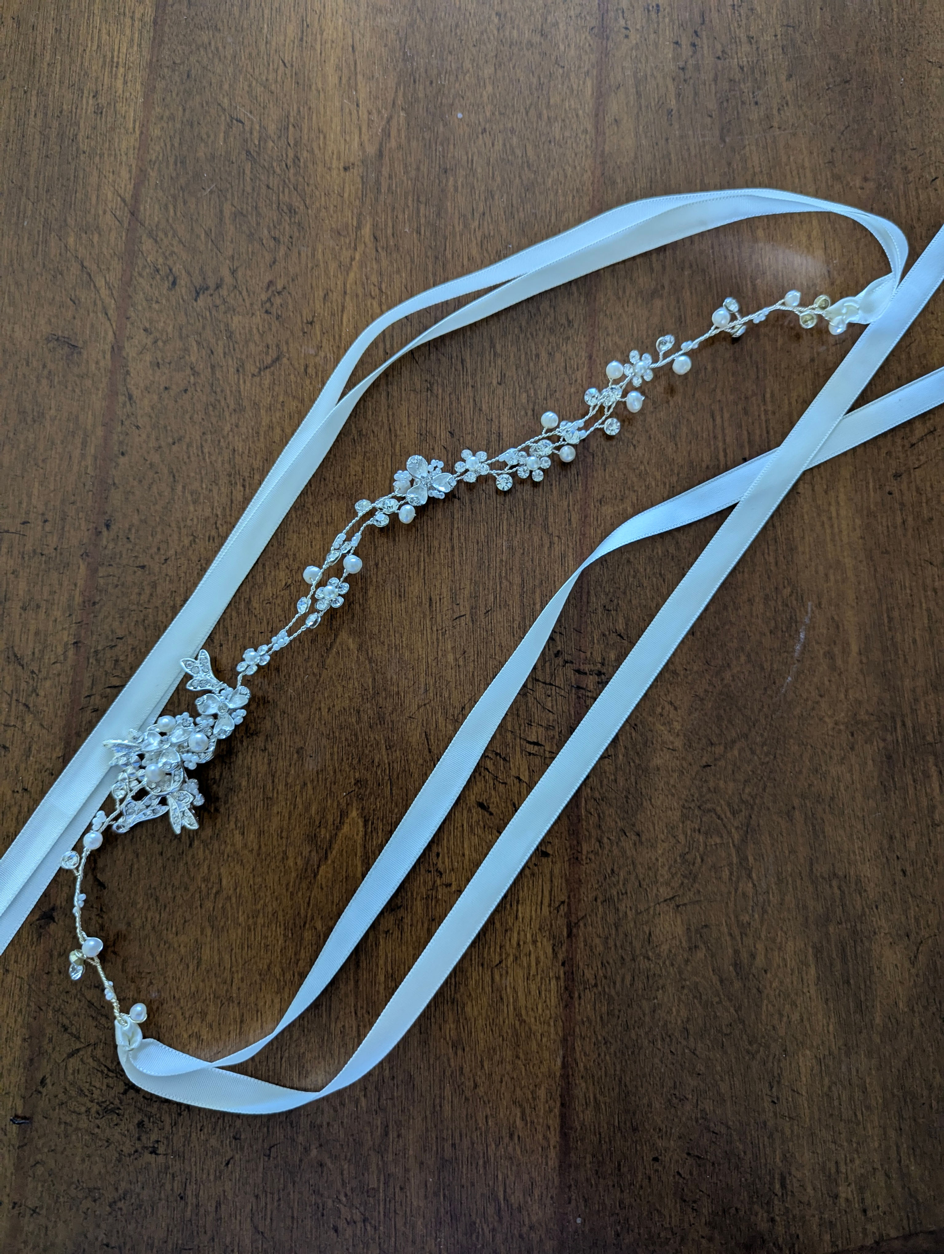 Delicate Floral Vine Headpiece