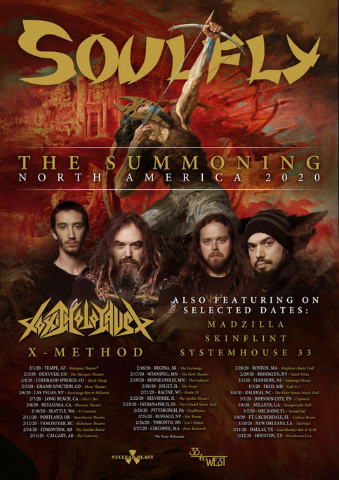 North America Tour w/ Soulfly