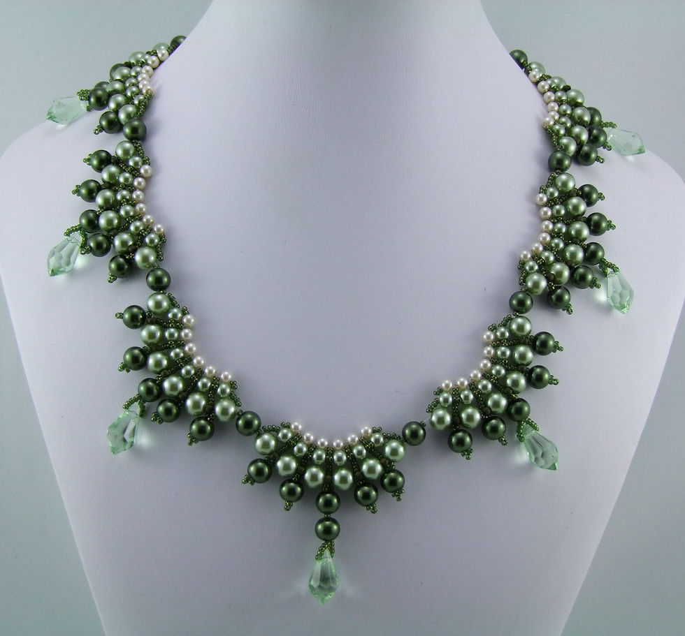 Necklace ~ Pearl Scallops