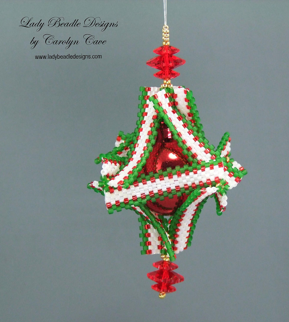 Thumbnail: Beaded Double Pyramid