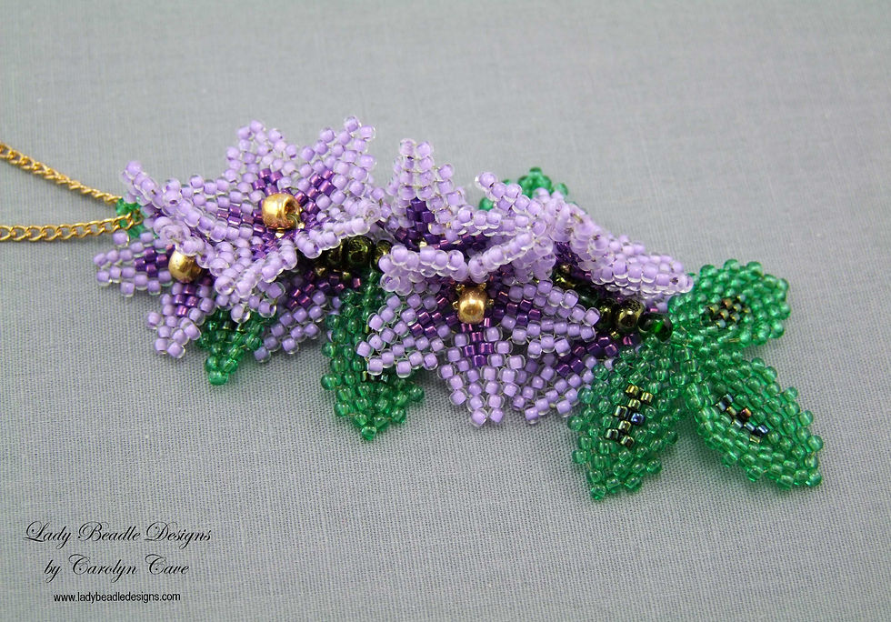 Thumbnail: Canterbury Bells Pendant detail