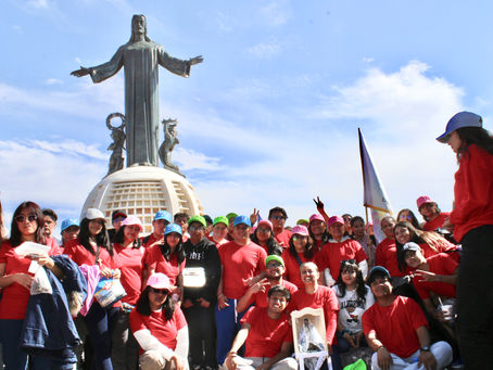 Jóvenes de la Diócesis de Iztapalapa participan en la 43ª Marcha Nacional al Cristo Rey del Cubilete
