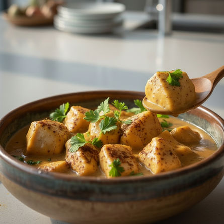 CHICKEN CURRY & SPICES