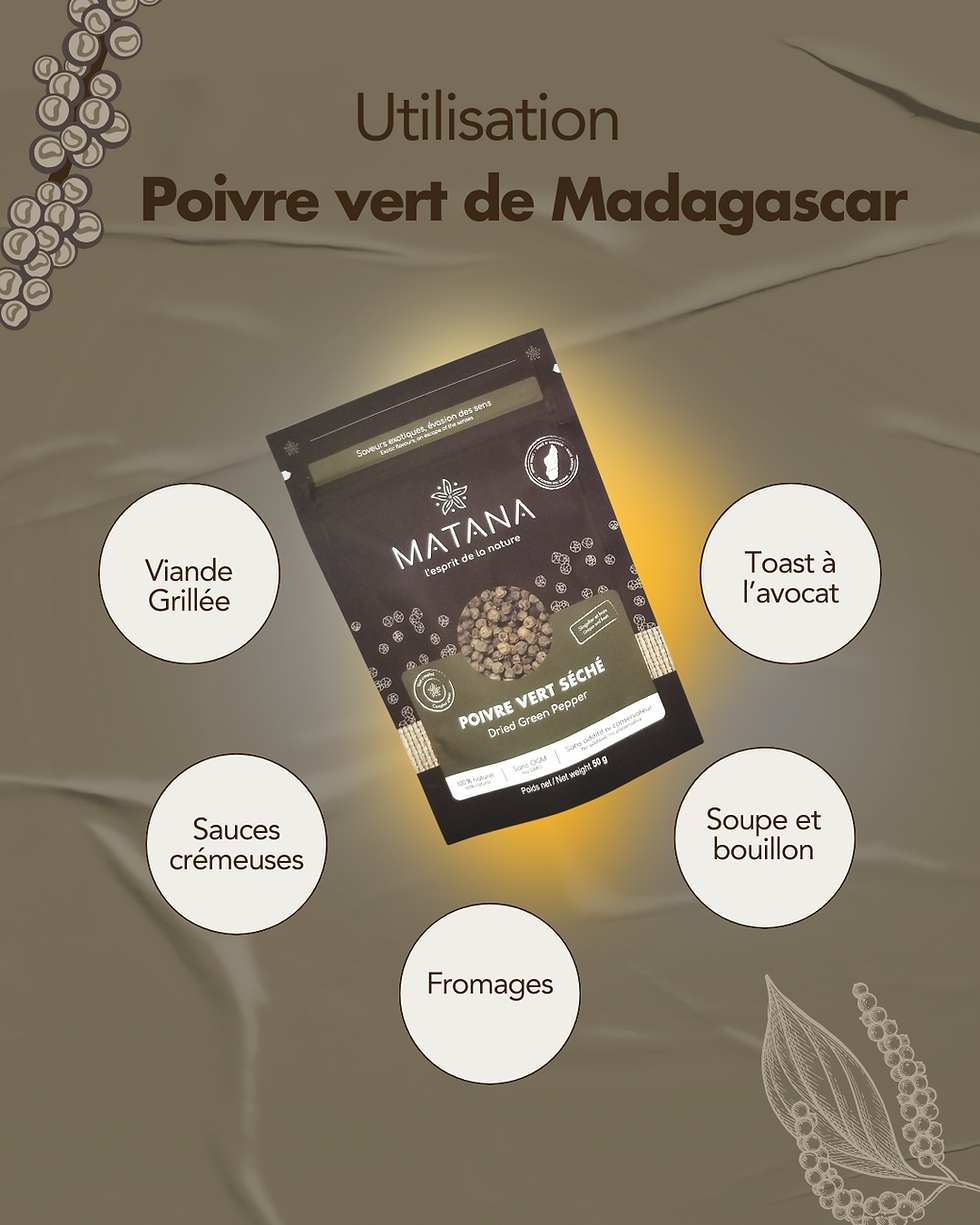 Poivre vert de Madagascar – Comment utiliser le poivre vert