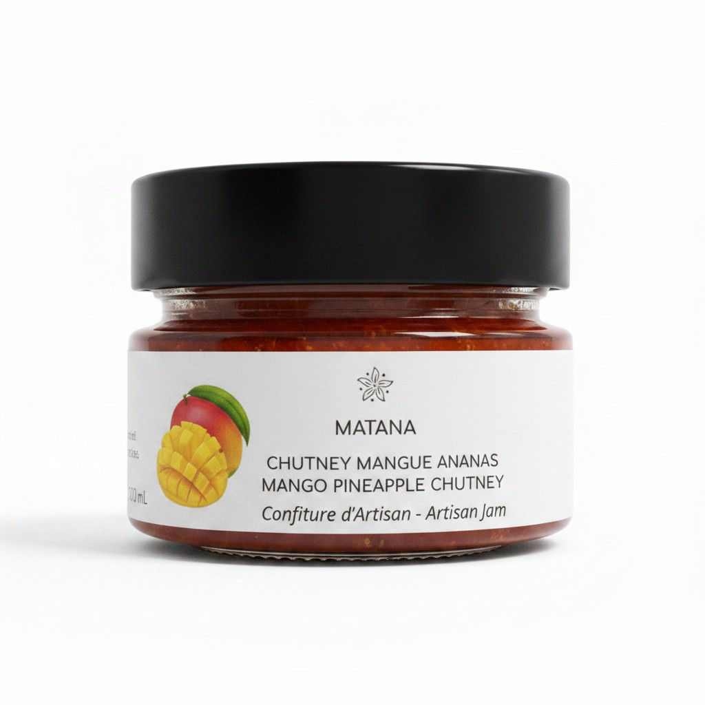 Mango chutney with spices from Madagascar, a refined touch for your dishes