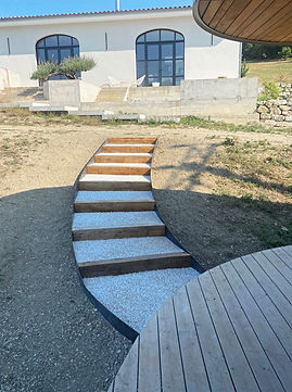 Création escalier- Rp paysage Ourches