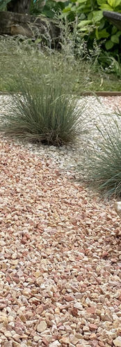 Création massif paysager - plantation arbuste - enrochement - paysage - paysagiste - 26000 valence