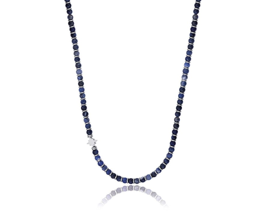 Collana Con Pietre Blu