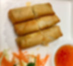 2. CRISPY VEGETABLE SPRING ROLLS (3)