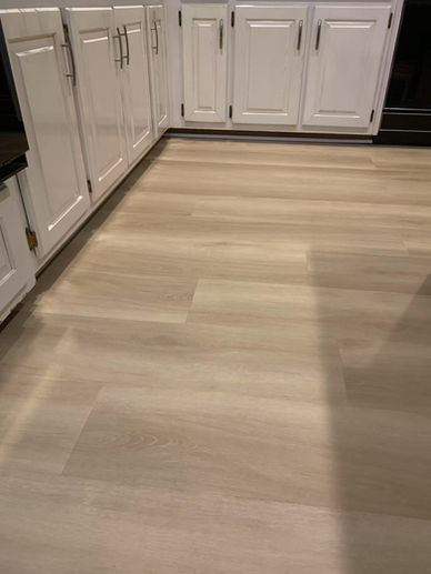 New spc kitchen flooring