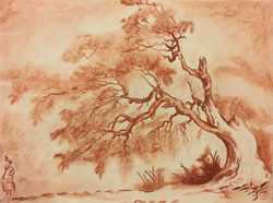 Master Study of Hubert Robert_Tree