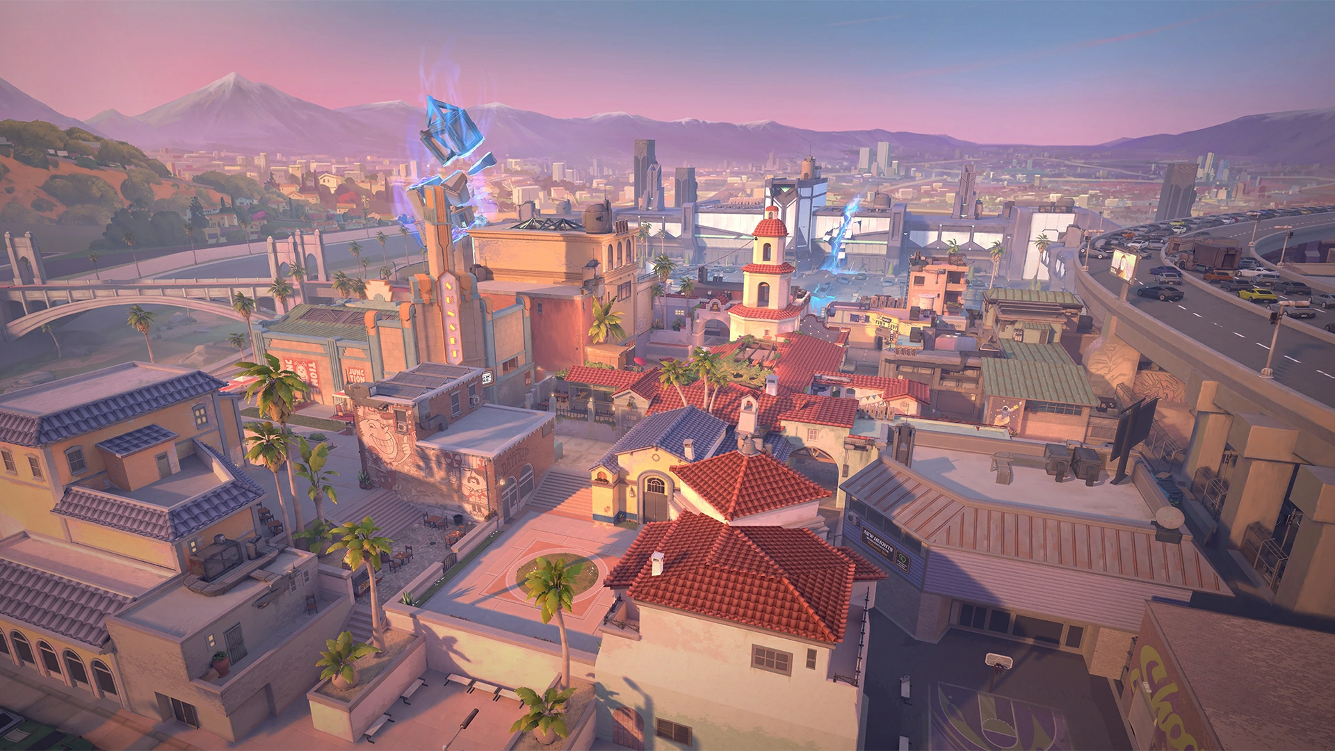 Imagem de divulgação do novo mapa SUNSET