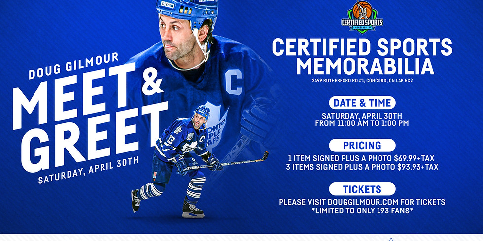 Doug Gilmour Meet & Greet
