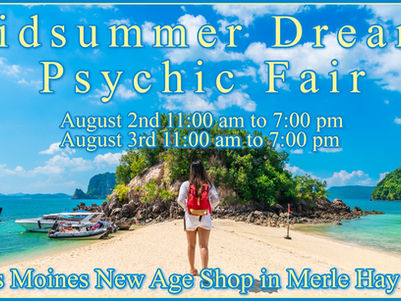 MidSummer Dreams Psychic Fair & Wonderful World of OZ Artshow Today at the Shop!!