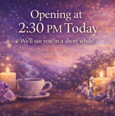 Shop Hours Update | Opening at 2:30 PM Today