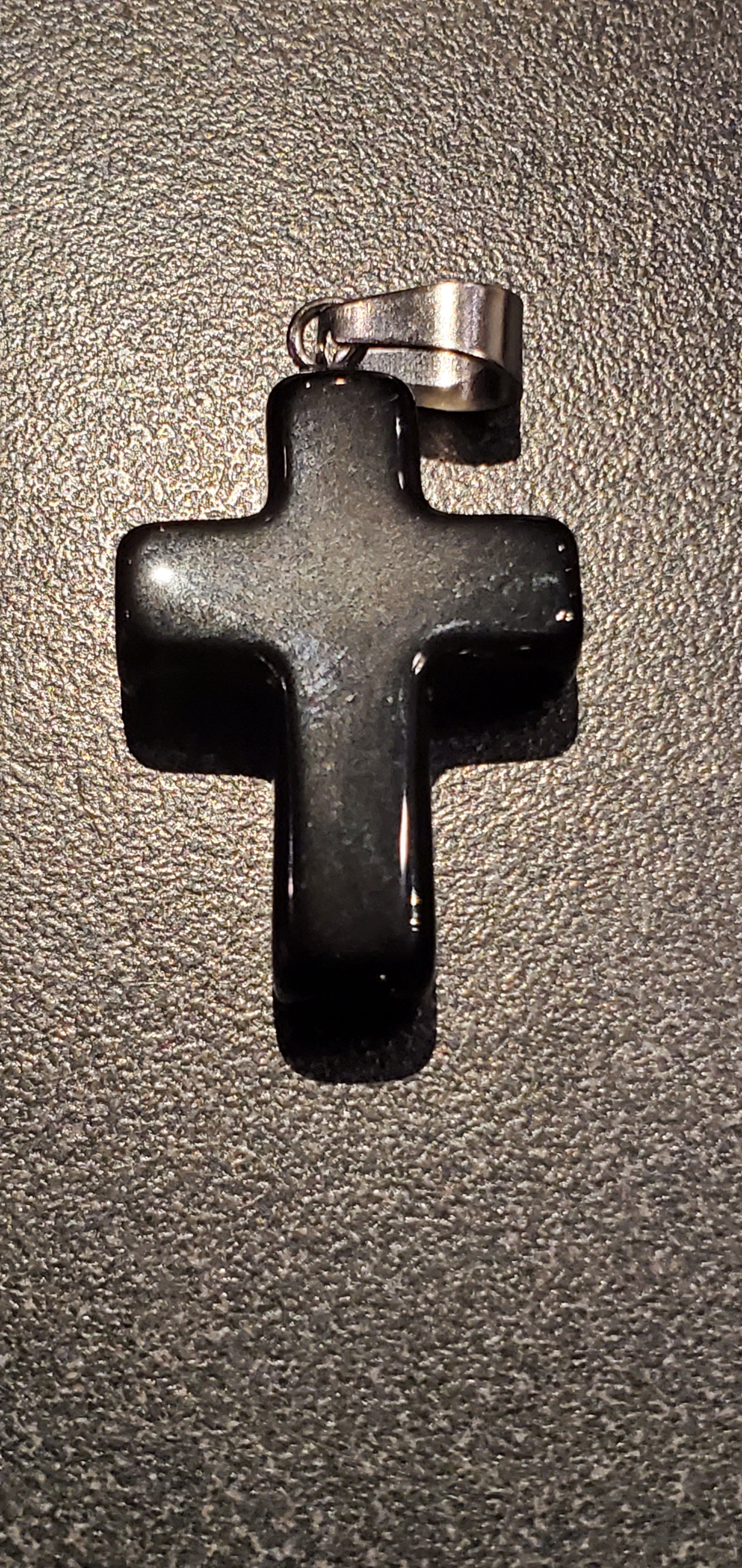 Obsidian Cross for Protection
