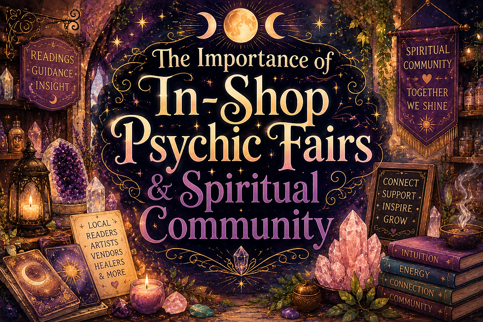 The Importance of In-Shop Psychic Fairs & Spiritual Community