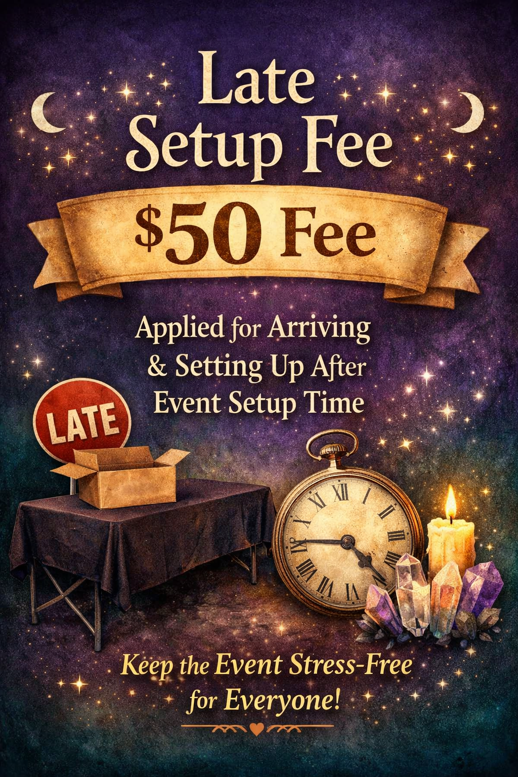 Late Setup Fee ($50)