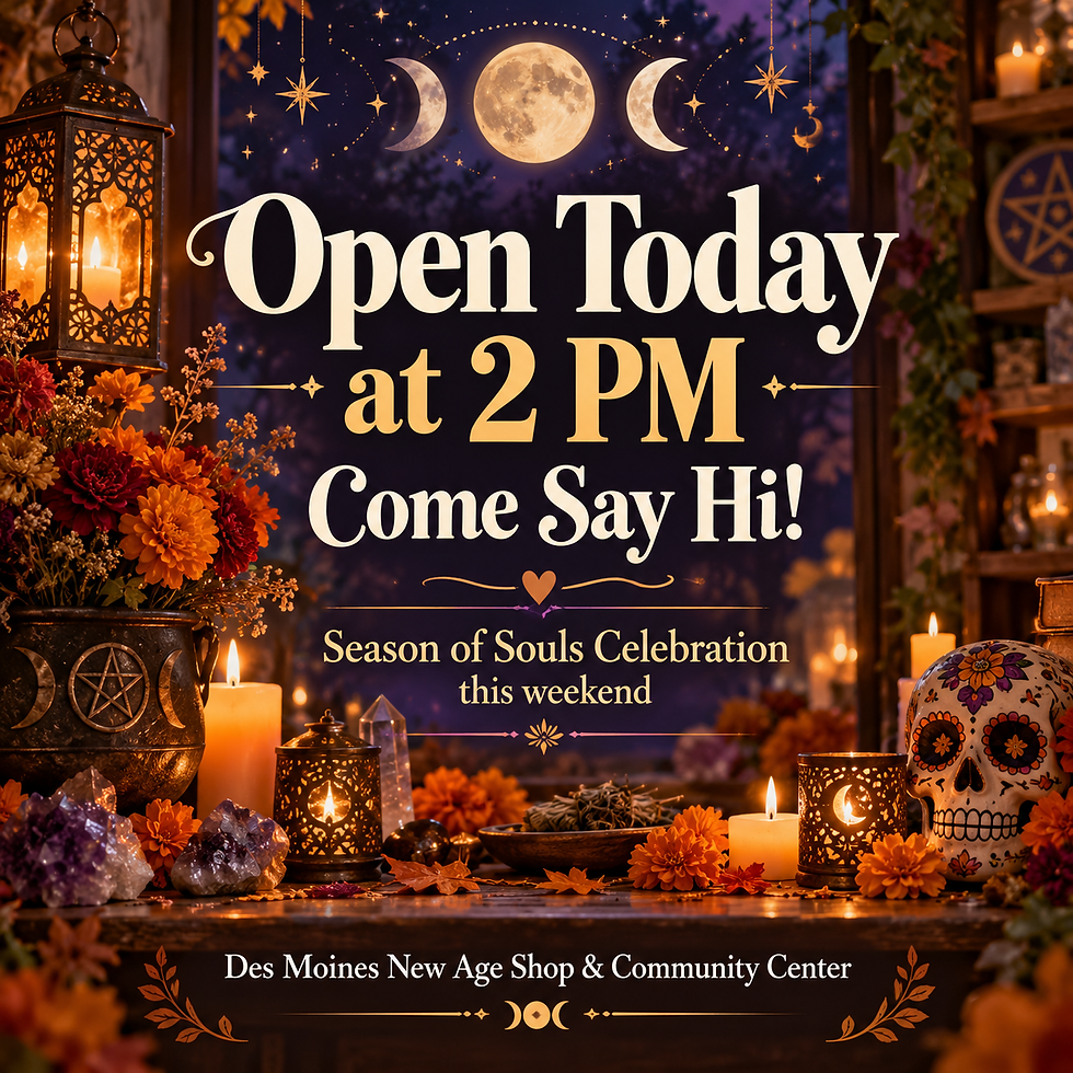 Opening at 2 PM Today | Season of Souls This Weekend