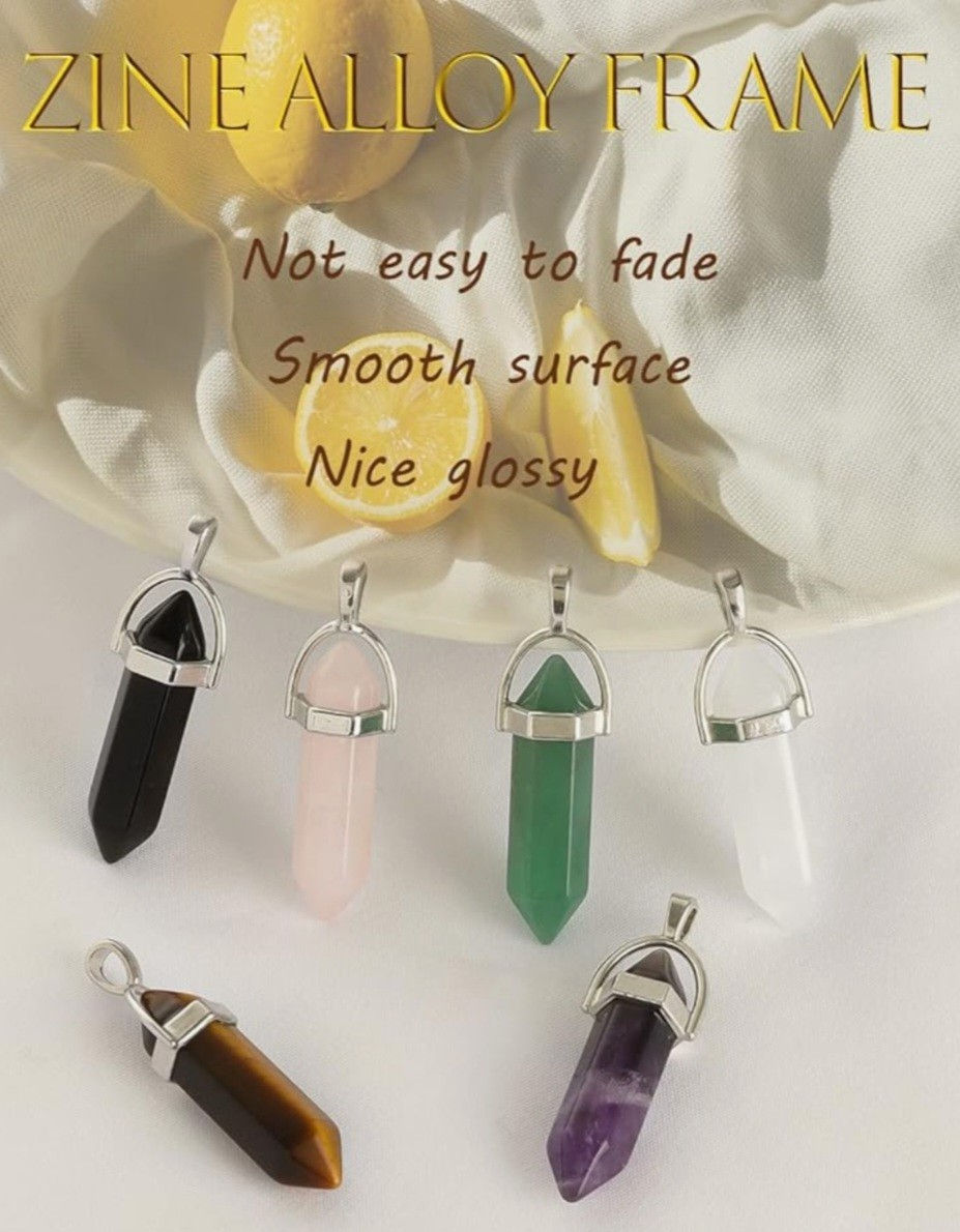 Thumbnail: Gemstone point pendant