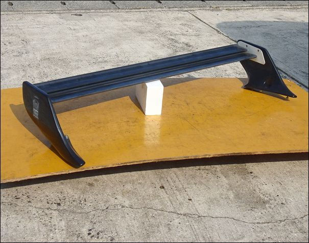 Thumbnail: Good Condition KNIGHT SPORTS Dual Flap Wing Rear Spoiler for RX-7 FC3S