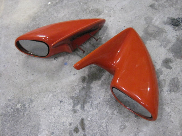 Thumbnail: USED RE Amemiya super Greddy III MIRRORS for RX7 FC RED