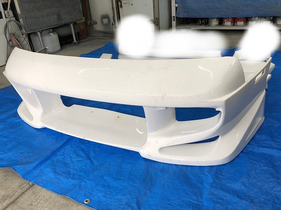 Rare JDM R Magic front bumper and side steps for Mazda RX7 FC