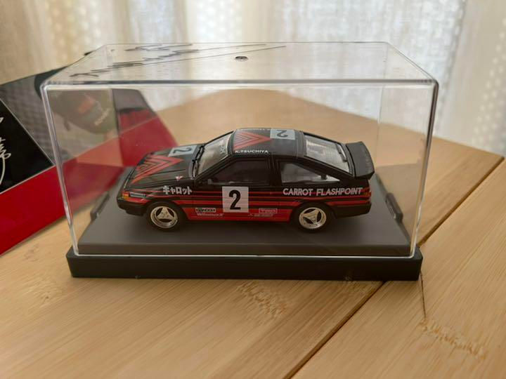 Thumbnail: Keiichi Tsuchiya autographed AE86 1/43 made in Japan